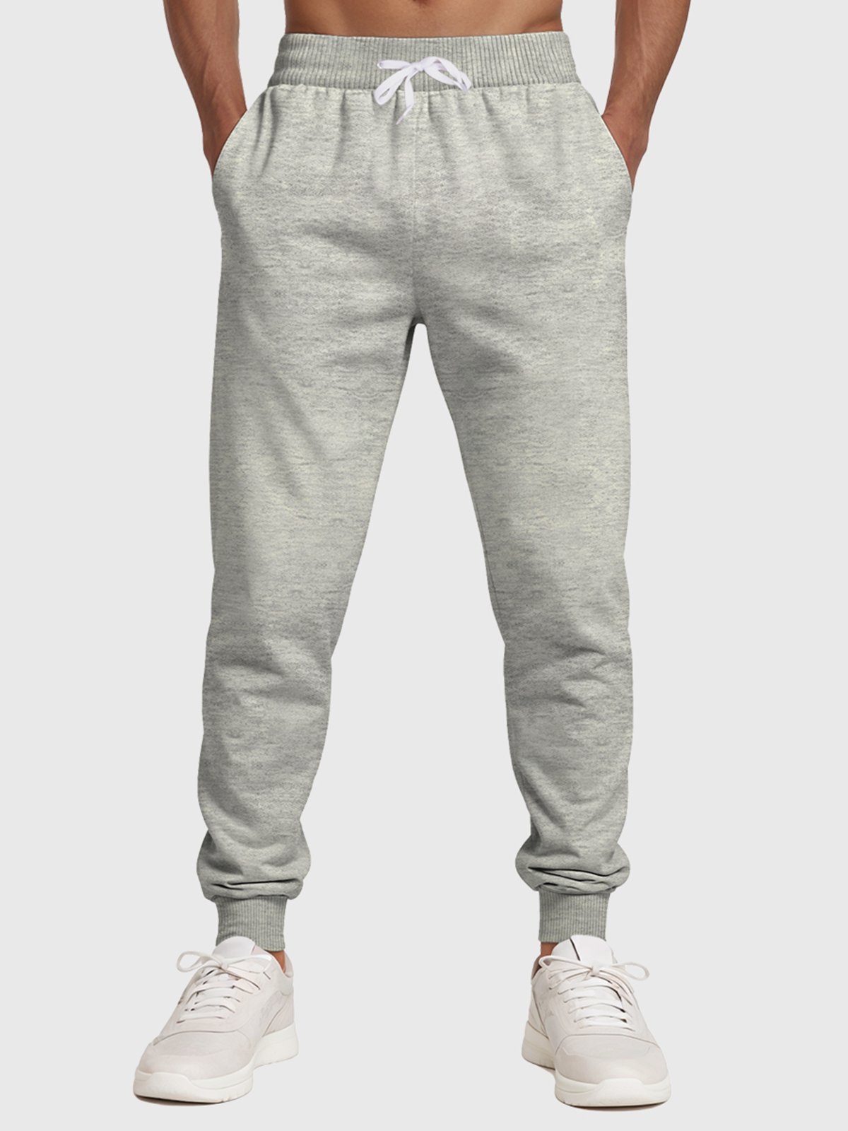 Calça Moletom Masculina Lisa Básica Benellys Cinza