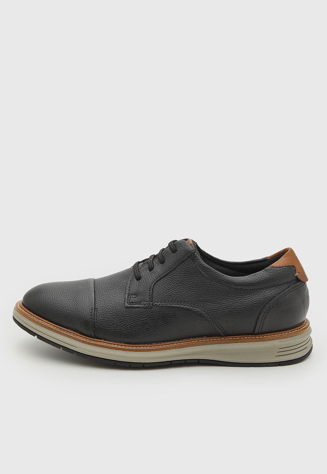 Sapato Masculino Ferracini Prisma Couro Preto
