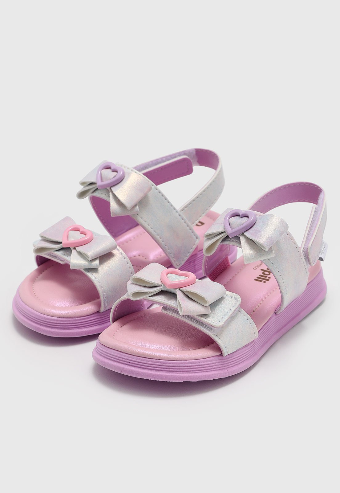 Infantil - Sandália Pampili Flower Laço Off-White