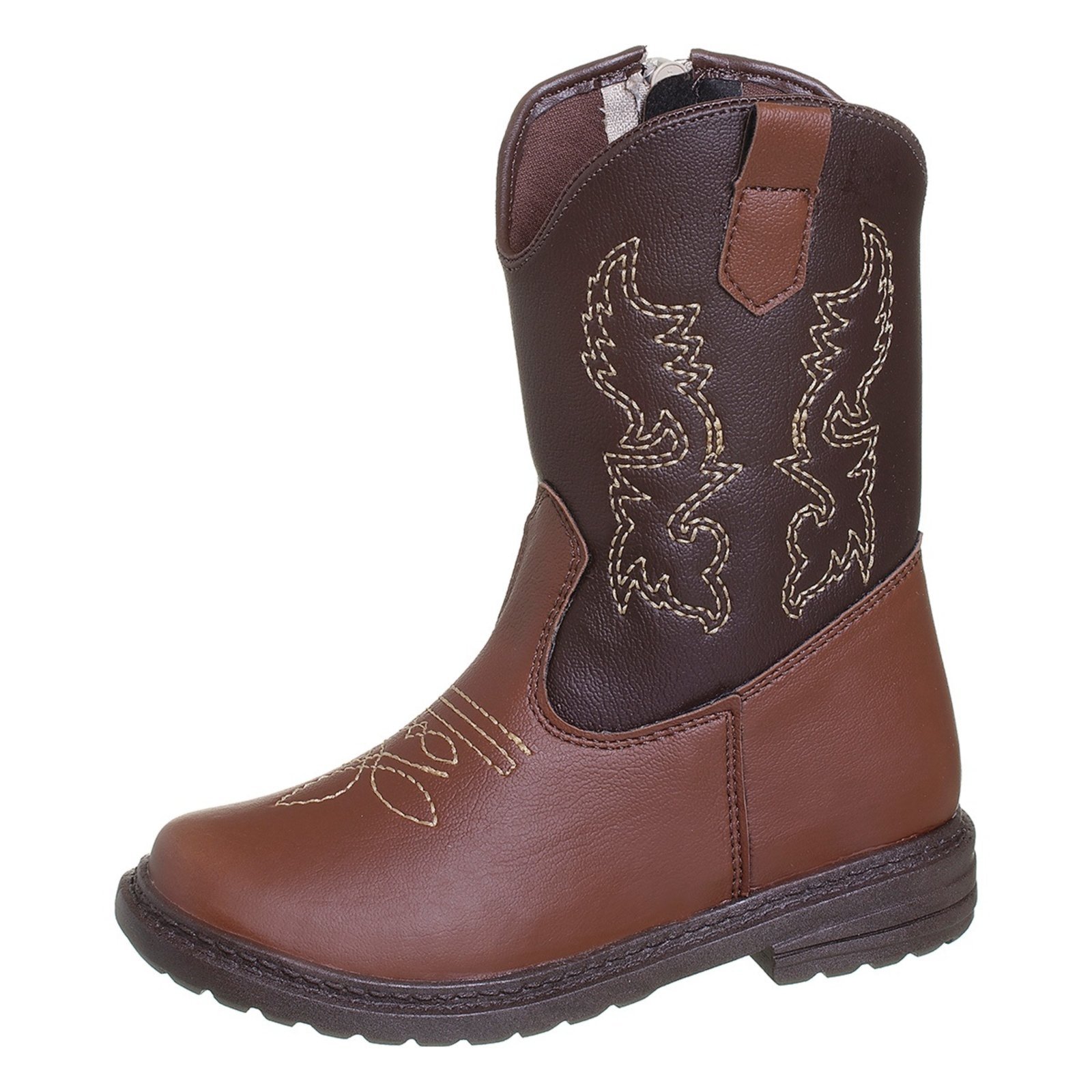 Vista 2 Infantil - Bota Infatil Texana Menino Minipasso café/caramelo Minipasso café/caramelo