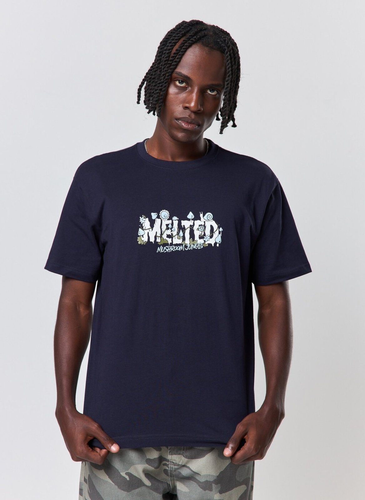 Camiseta Comfort Marinho Melted