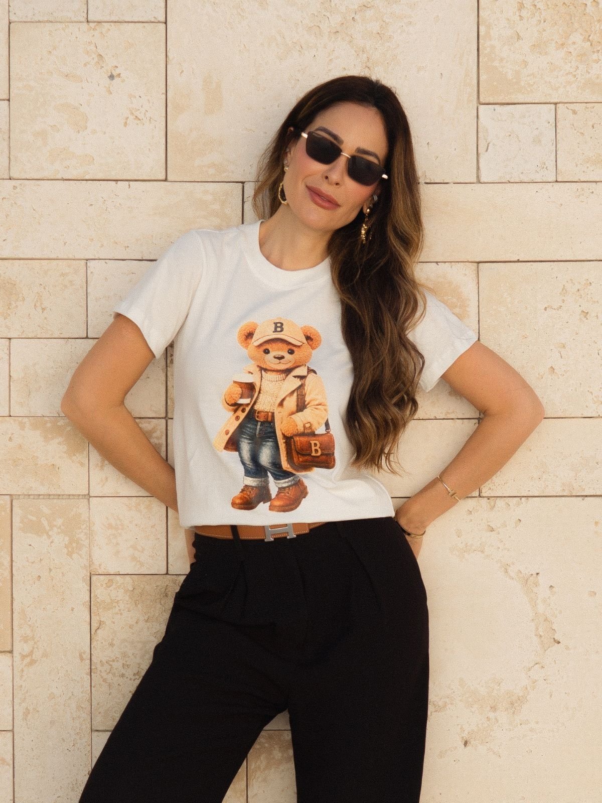 T-Shirt Teddy - Off - White