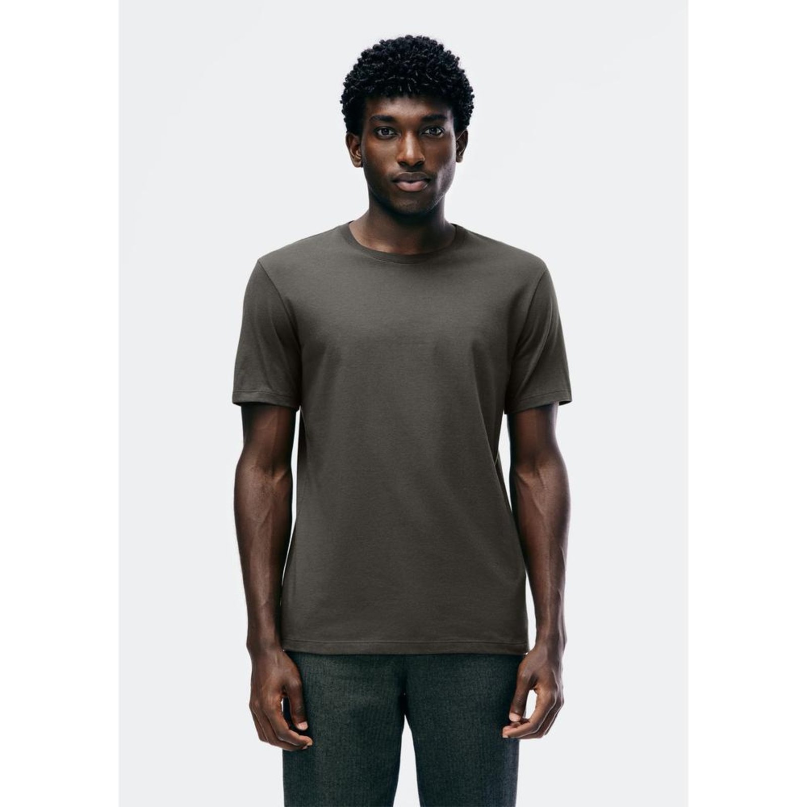 Camiseta Hering Básica Manga Curta Em Malha H+ VERDE