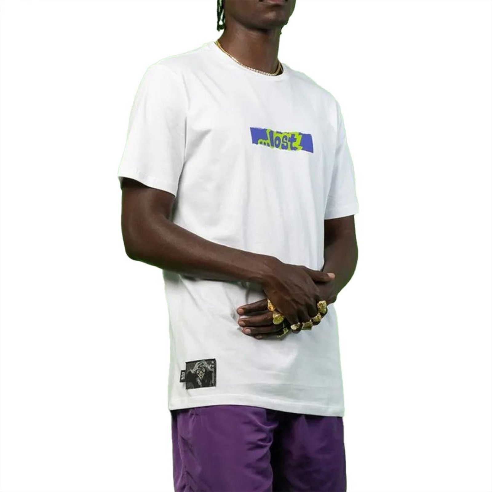 Camiseta Lost Joker SM25 Masculina Branco