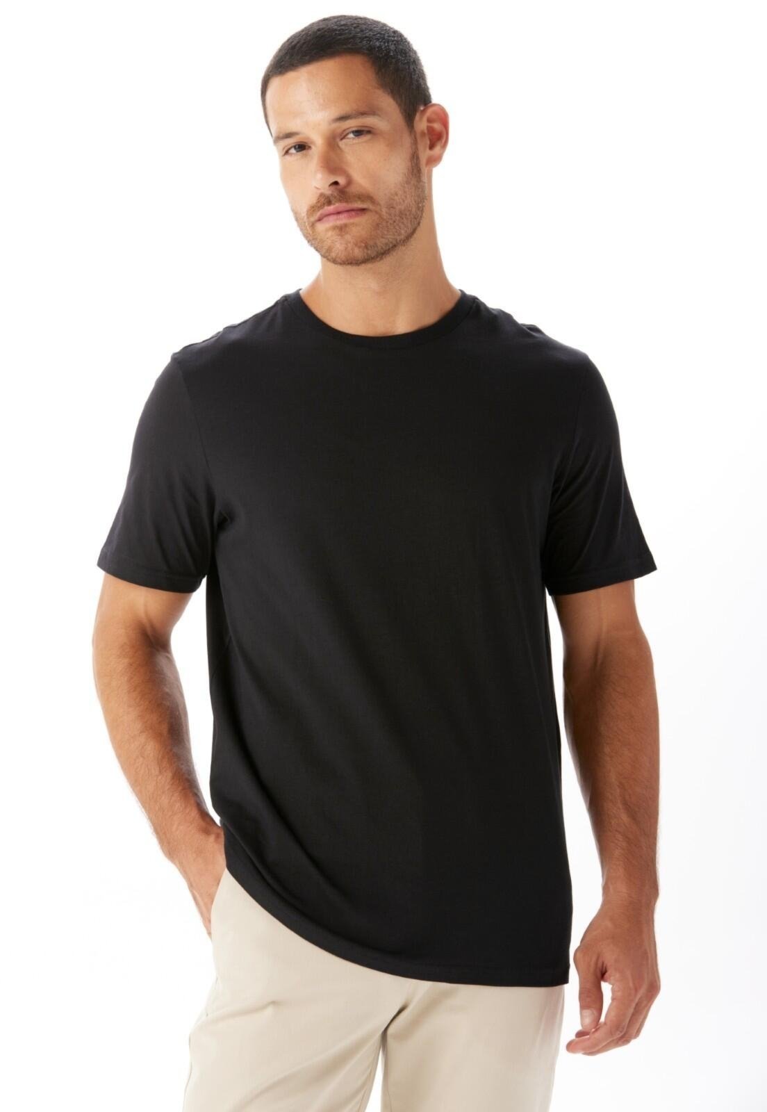 Camiseta Slim Gola Redonda Traymon – Preto – Xxg