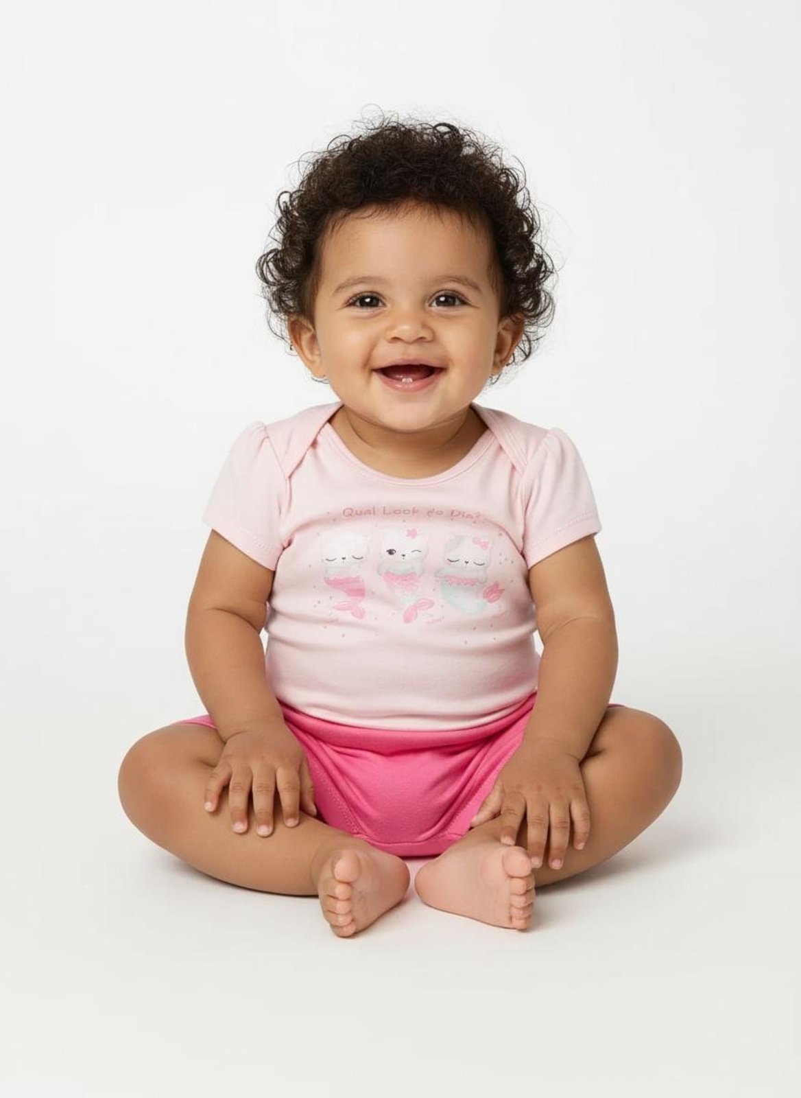 Infantil - Conjunto Curto Para - ROSA
