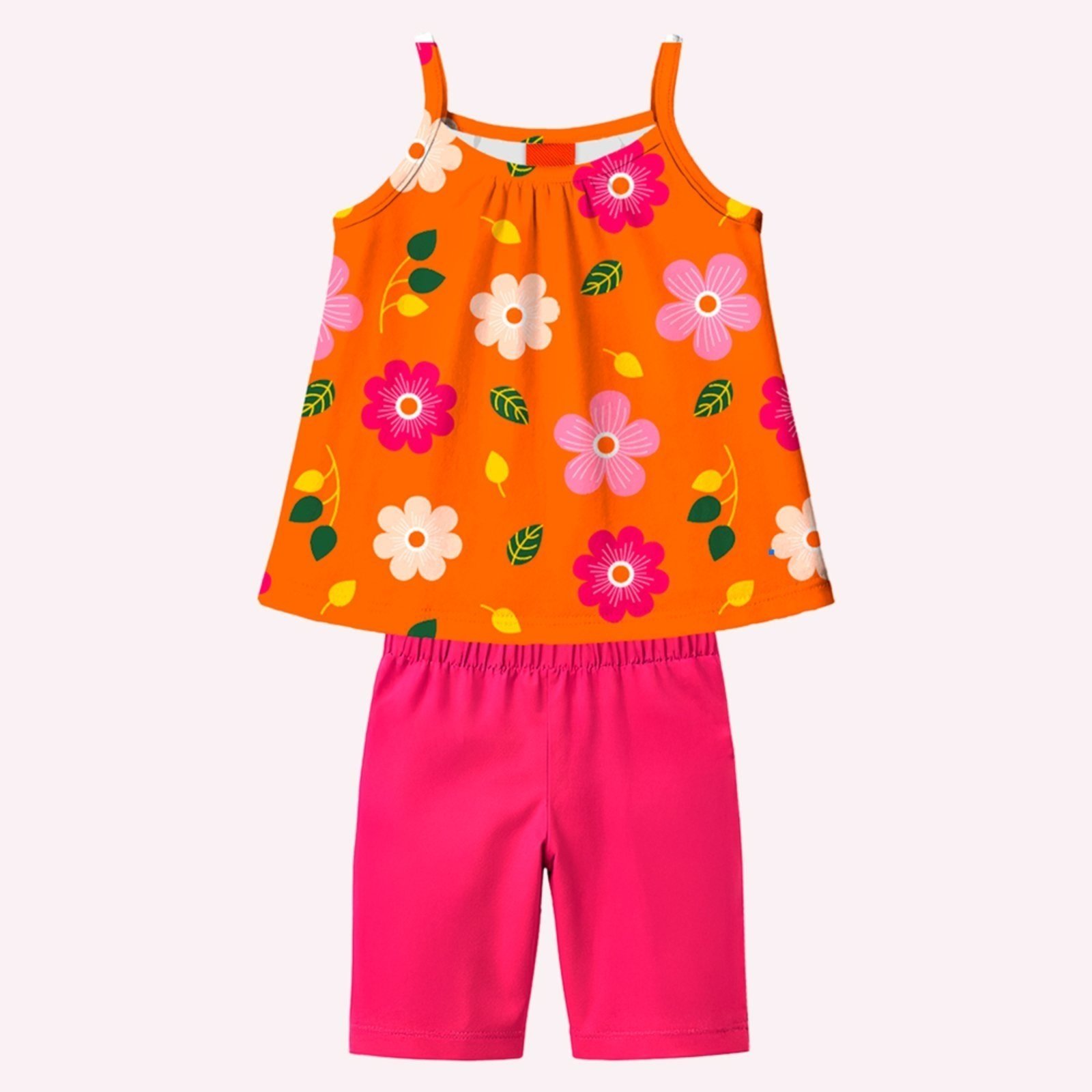 Infantil - Conjunto Menina Flores Kyly