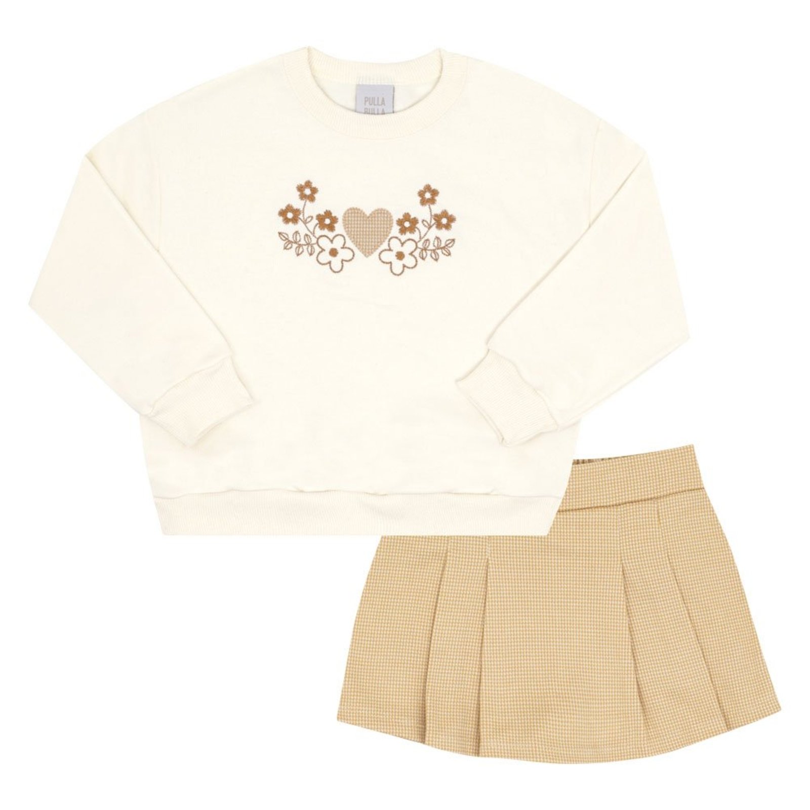 Infantil - Conjunto Primeiros Passos Menina - Bege - 52728-1271