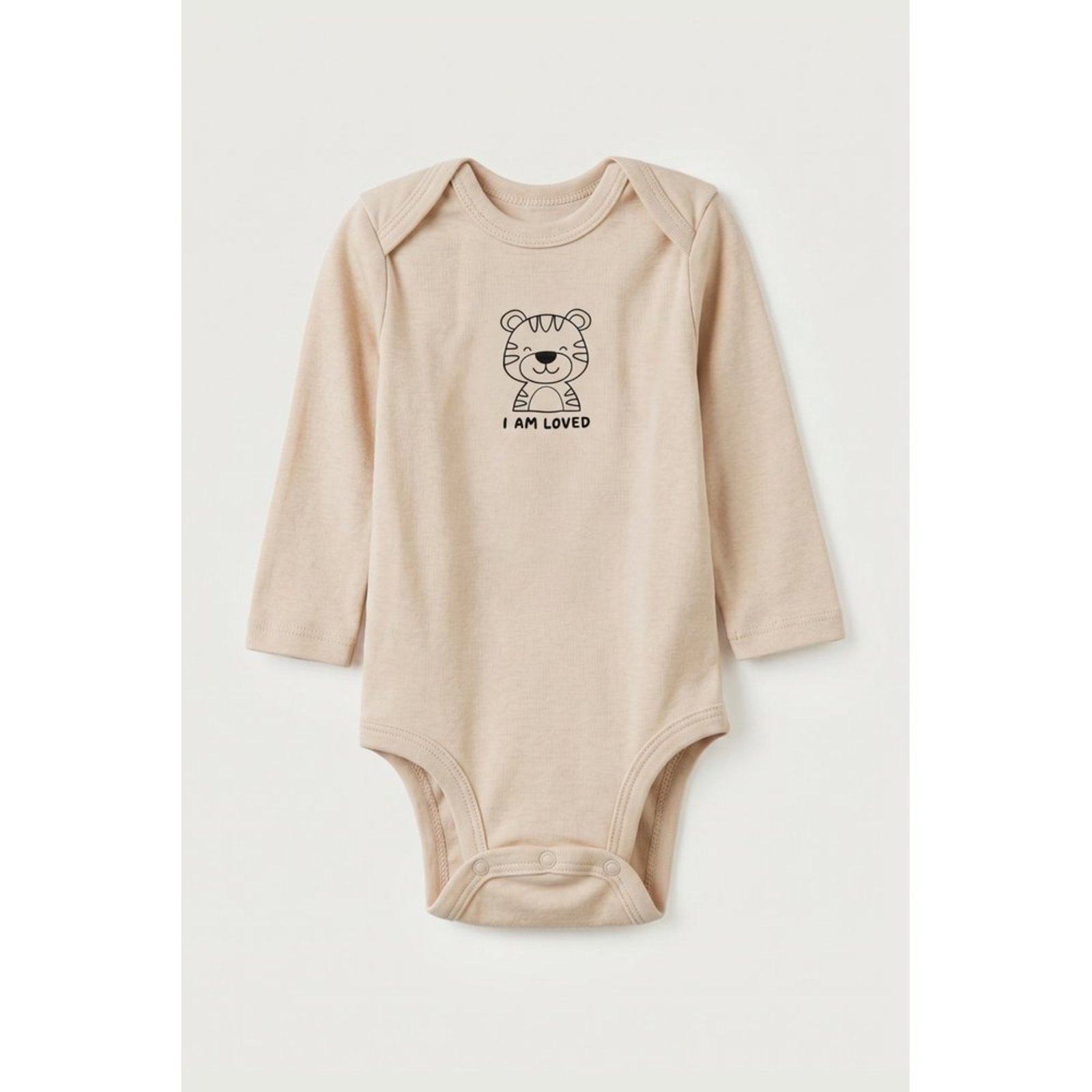 Infantil - Body Longo do Papai Areia Tigre