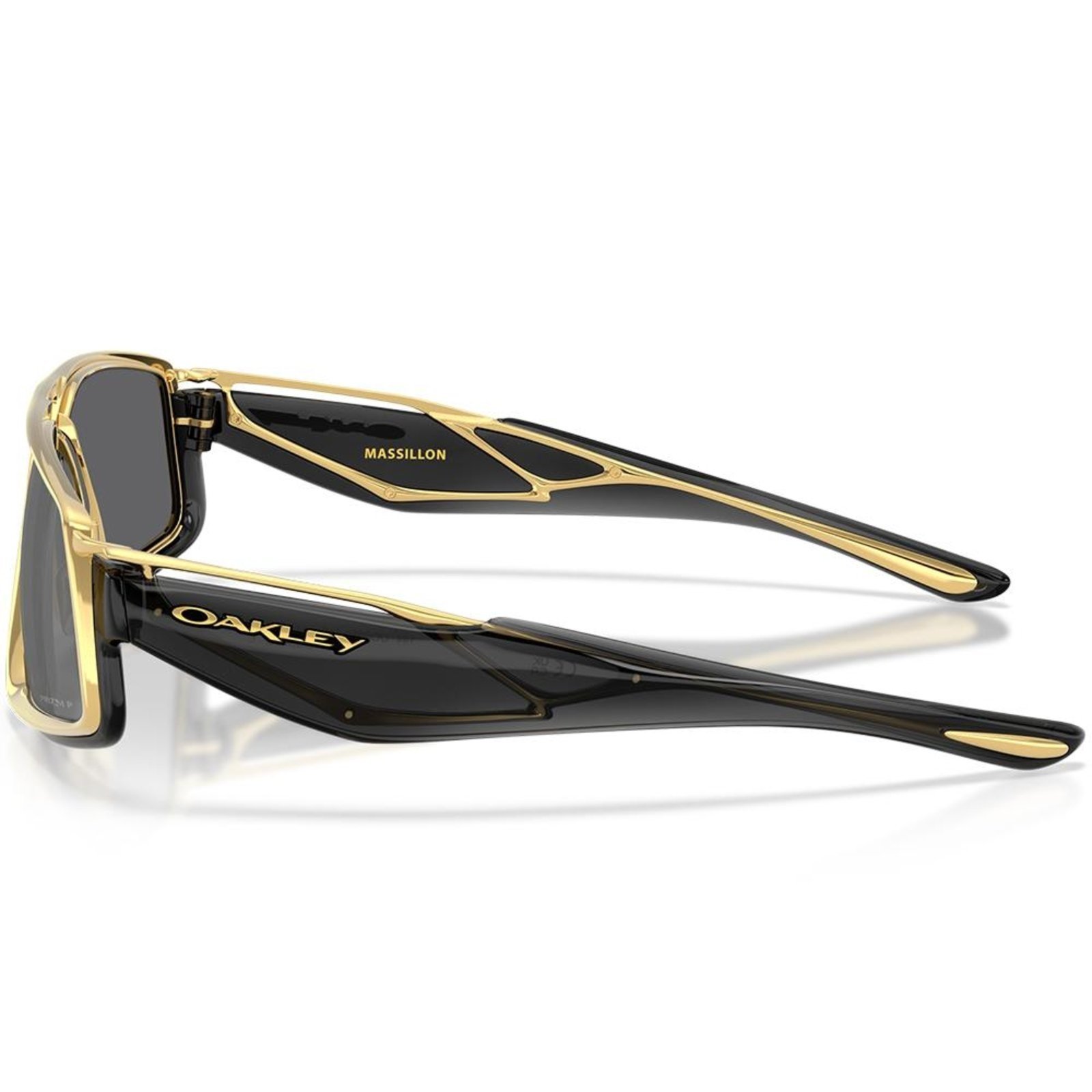 Vista 3 Óculos de Sol Oakley Massillon Black Ink Gold 0161 preto black Oakley preto black