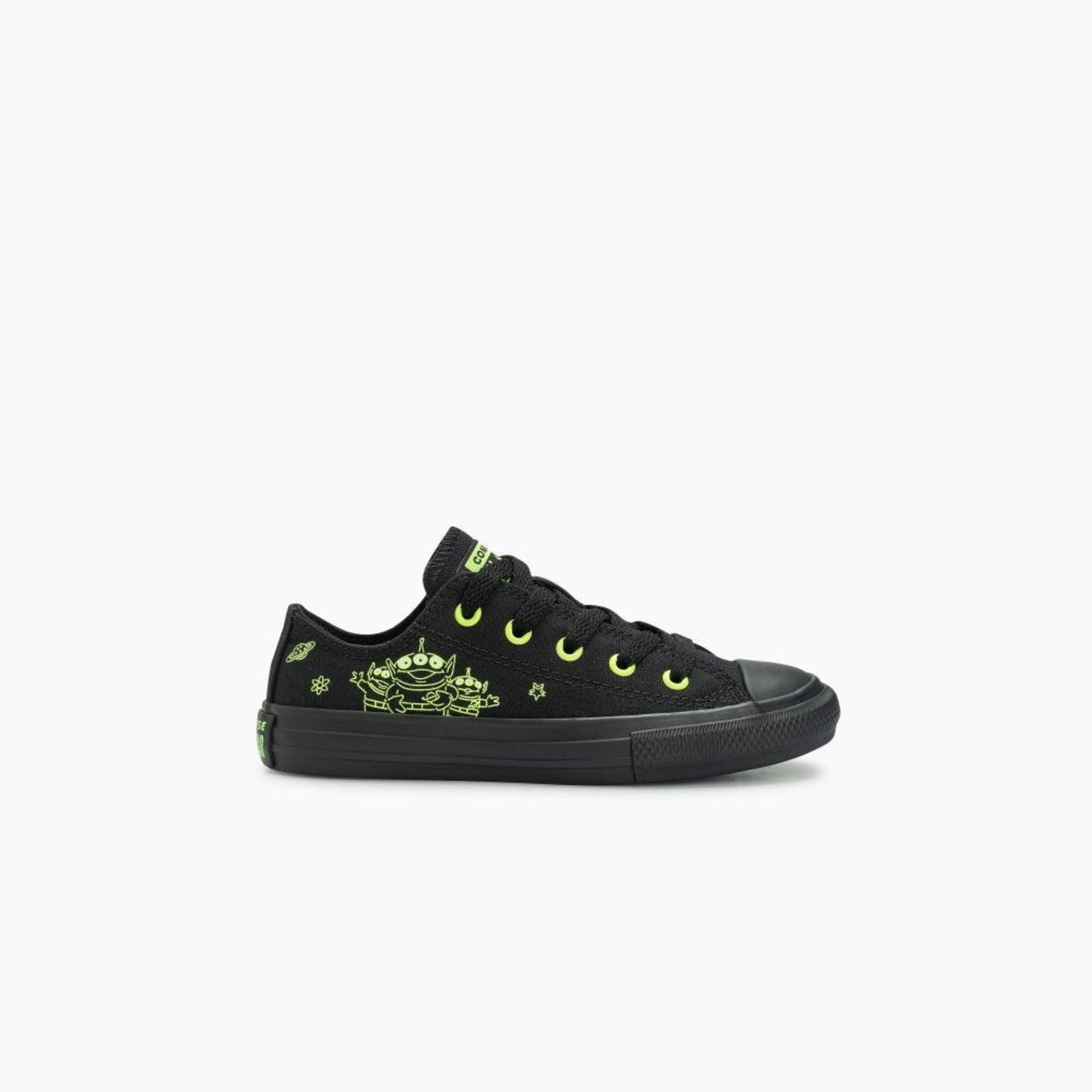 Infantil - Tênis Juvenil Chuck Taylor All Star Pizza Planet Baixo Preto