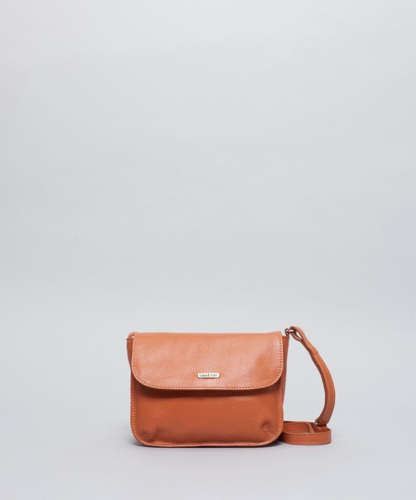 Bolsa p Couro Sabrina - Papaya u - papaya