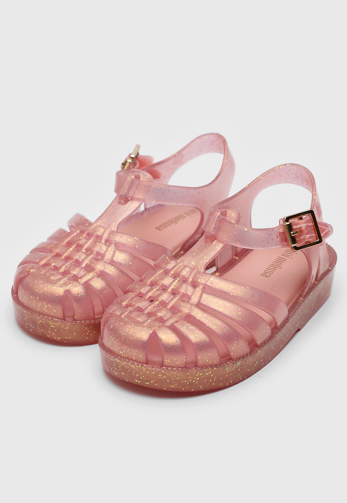 Infantil - Sandália Mini Melissa Possession Shiny B Rosê