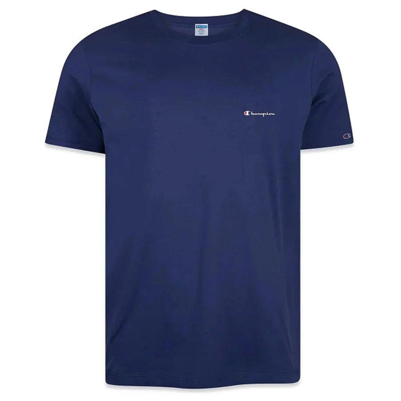 Vista 2 Camiseta Manga Curta Champion Malhão Pes Mc Mini Logo azul marinho Champion azul marinho