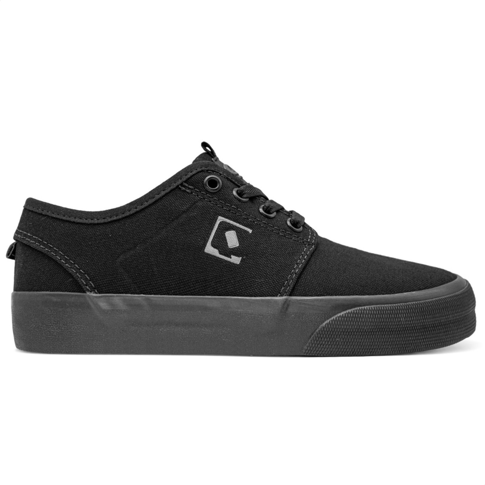 Vista 2 Tênis Qix Combat 3 RTS Vulcanizado Unissex preto Qix preto
