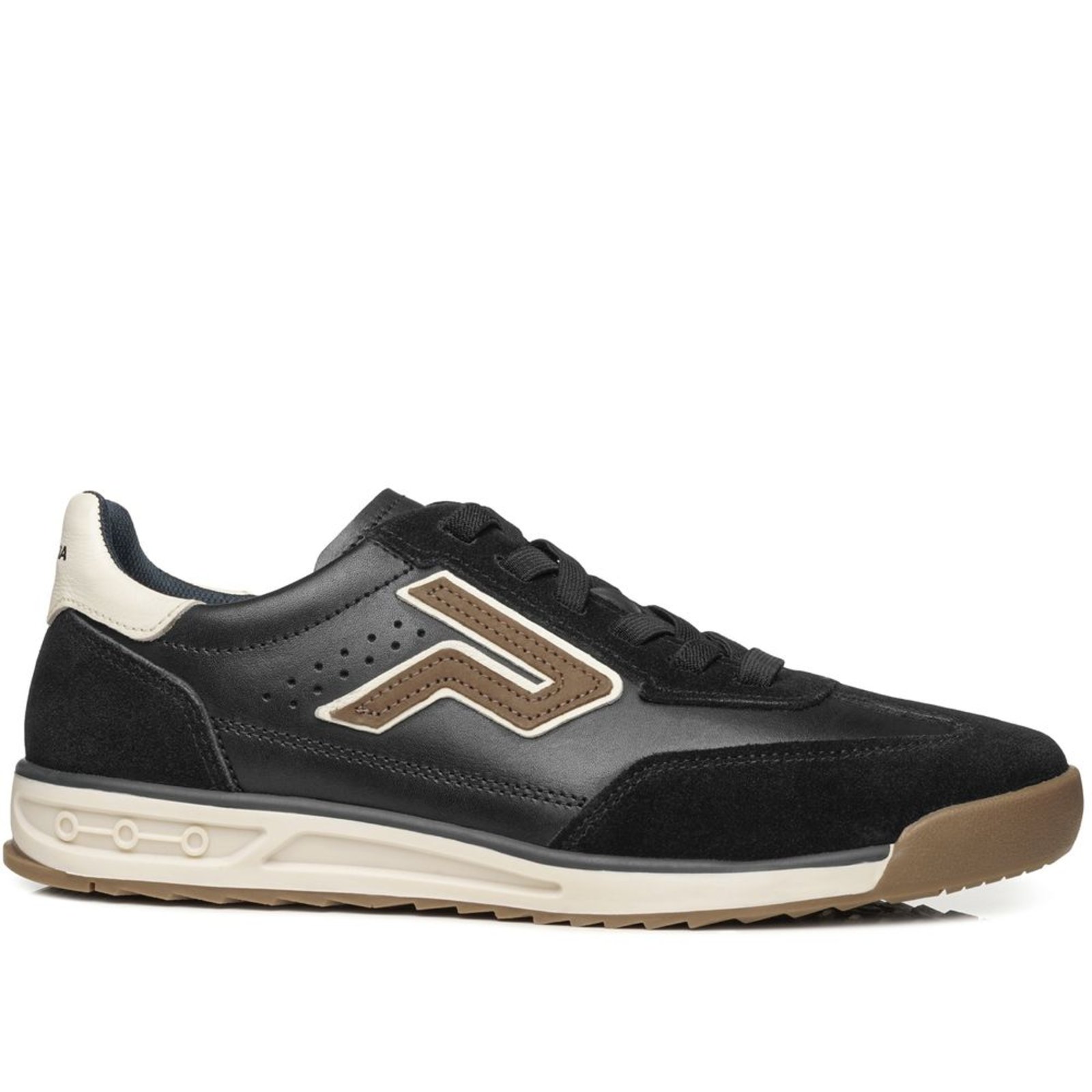 Sapatênis Pegada Masculino em Couro Preto 112501-02 Sapatênis Pegada Masculino em Couro Preto 112501-02 42