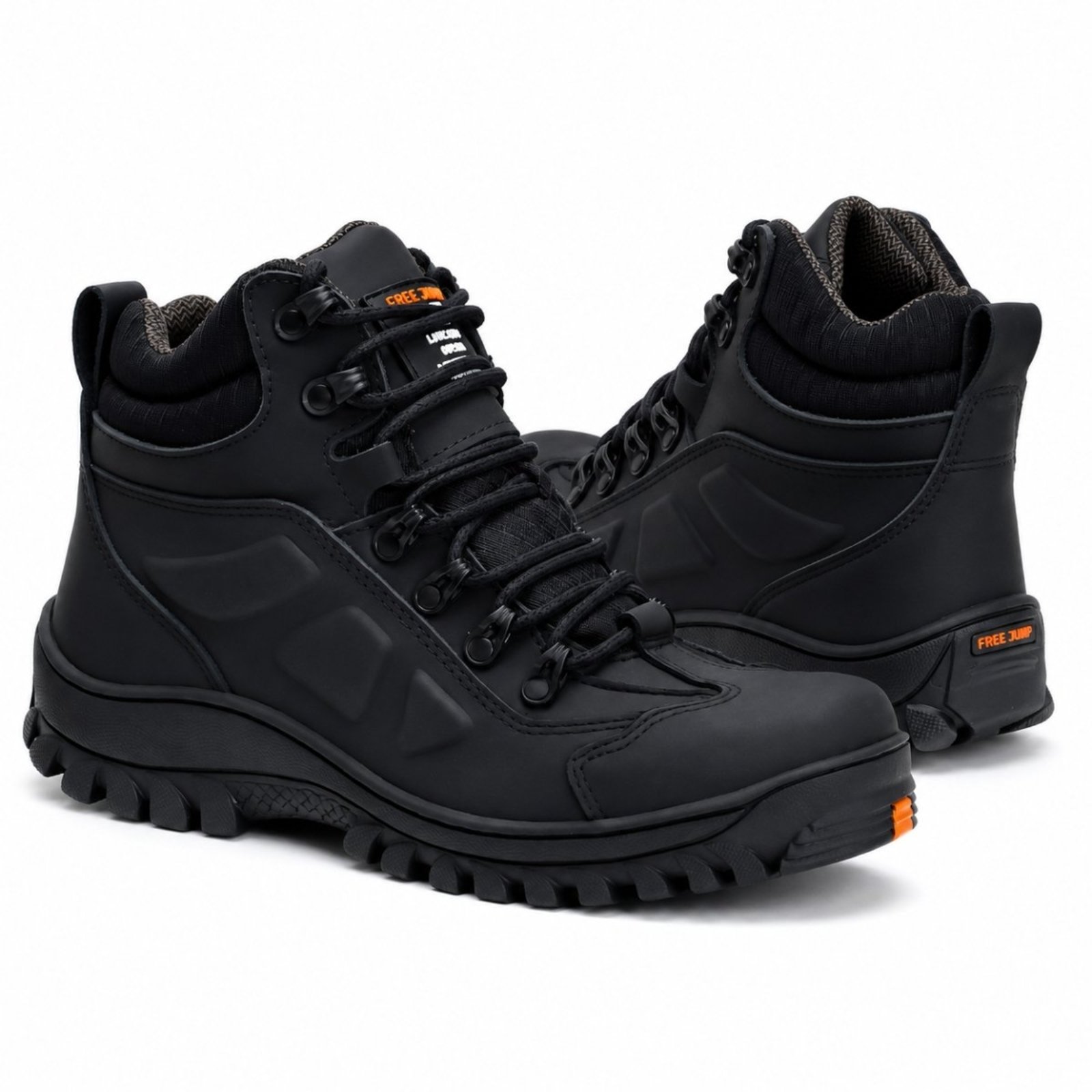 Coturno Masculino Resistente Segurança EPI Rovetto Preto Bota Botina