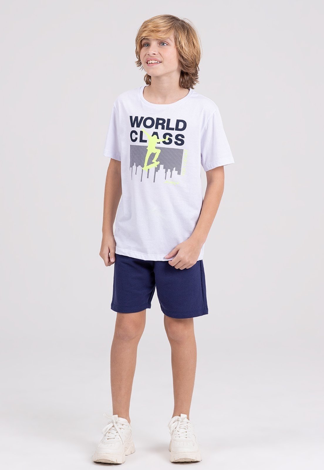 Infantil – Conjunto World Class Branco