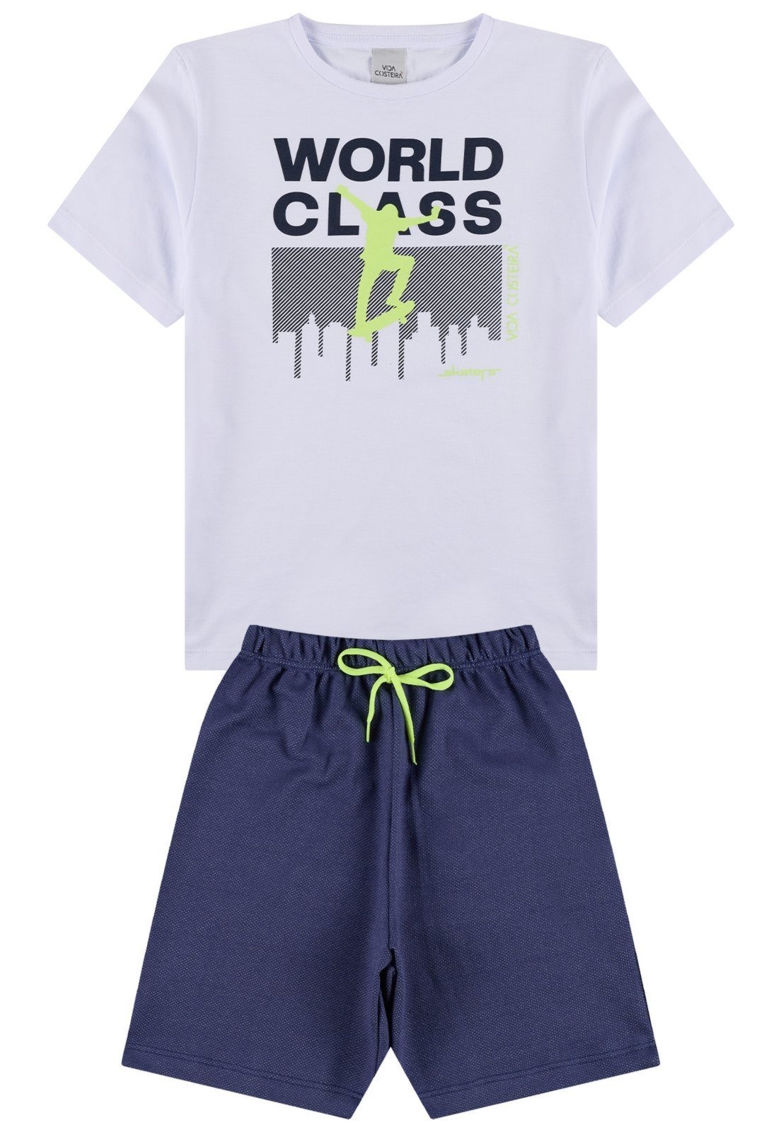 Vista 3 Infantil - Conjunto World Class VIDA COSTEIRA branco VIDA COSTEIRA branco