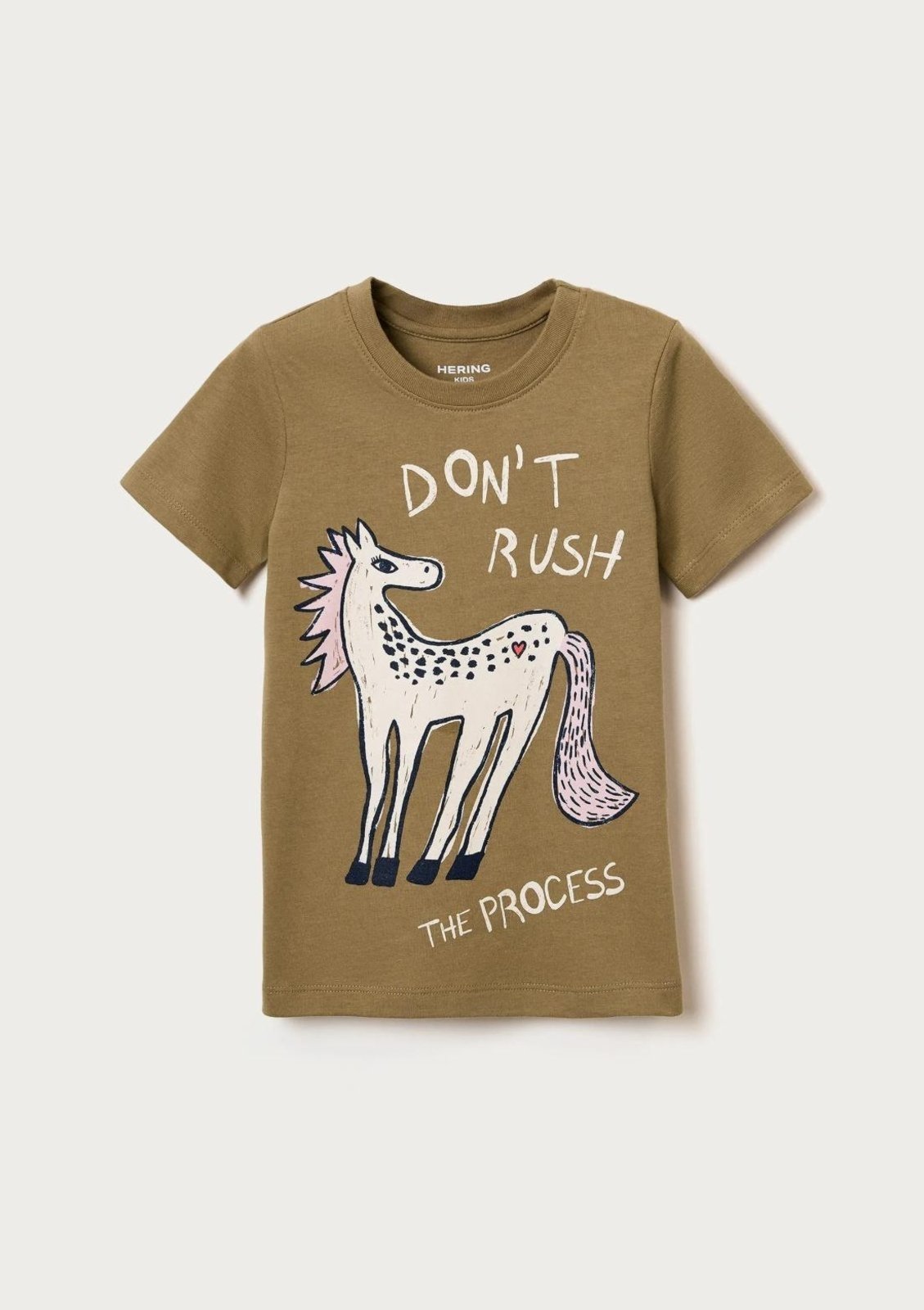Infantil - Blusa Menina Manga Curta Com Estampa Hering