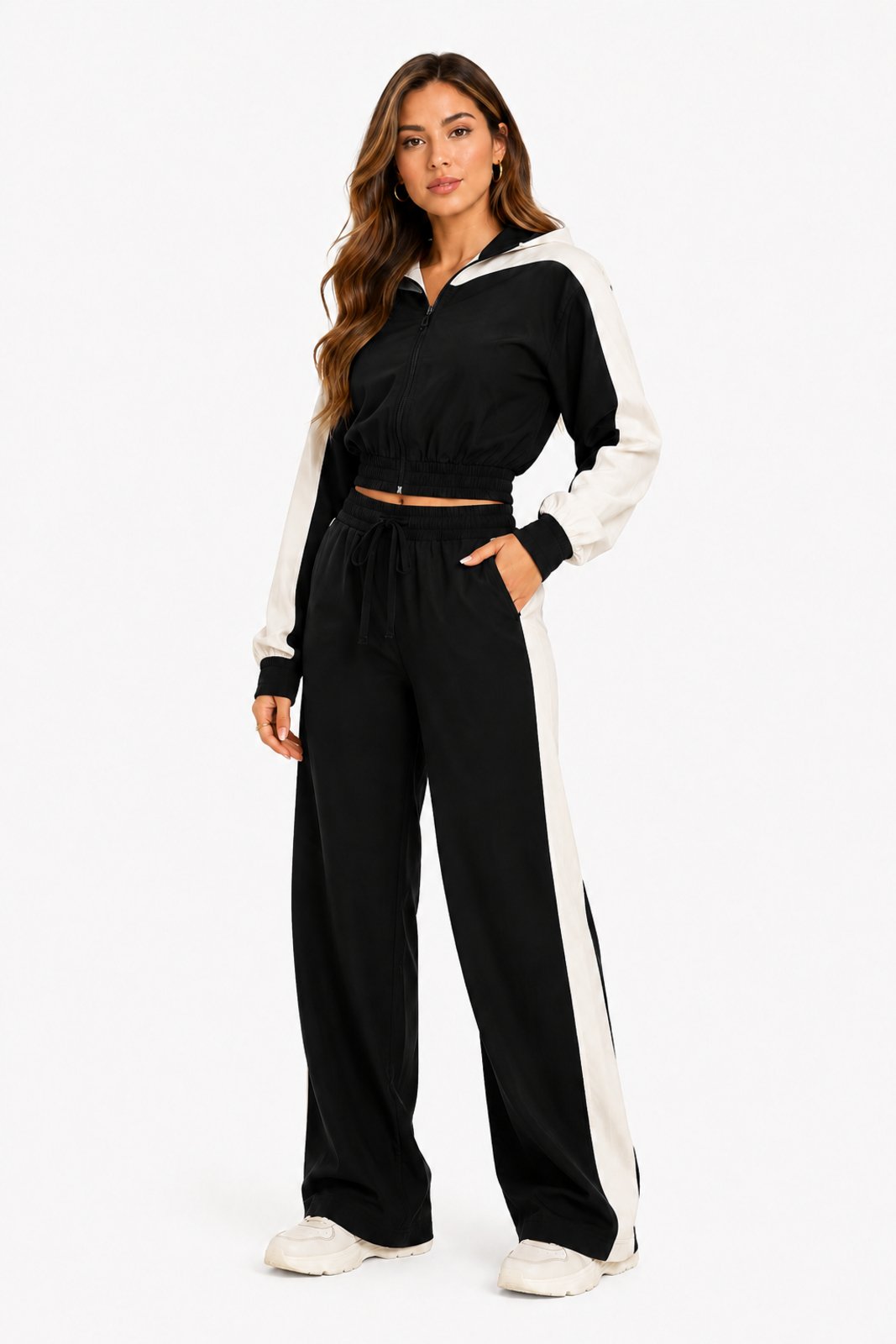 Conjunto Moletom D Bell Outlet Fashion Casual Sport Preto