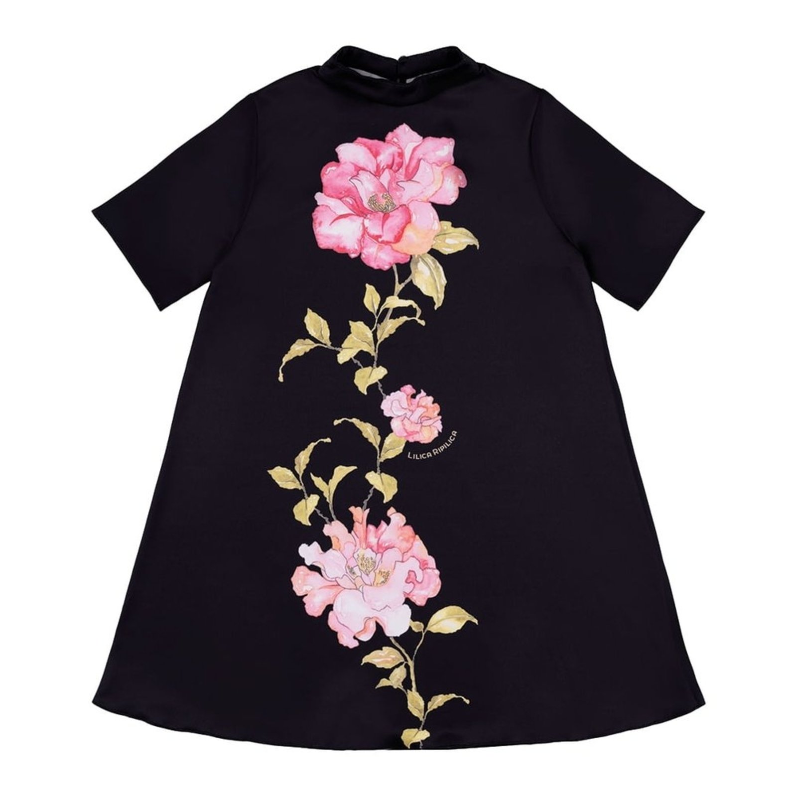 Infantil - Vestido Shine Cetim Menina Lilica Ripilica