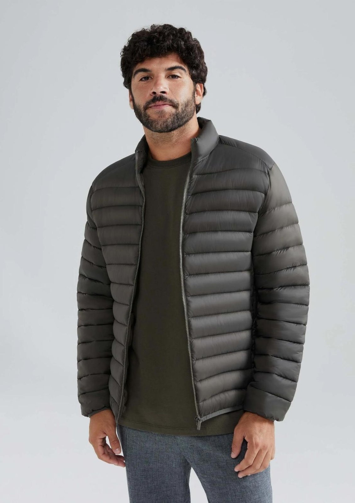 Jaqueta Básica Masculina Puffer Regular Matelassê Hering