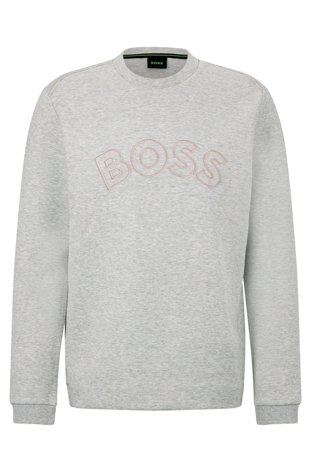 Blusa De Moletom Regular Fit Com Logotipo Curvo