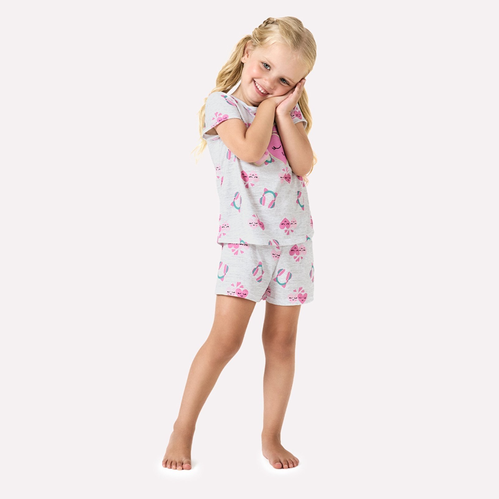 Pijama Menina Brilha no Escuro Kyly