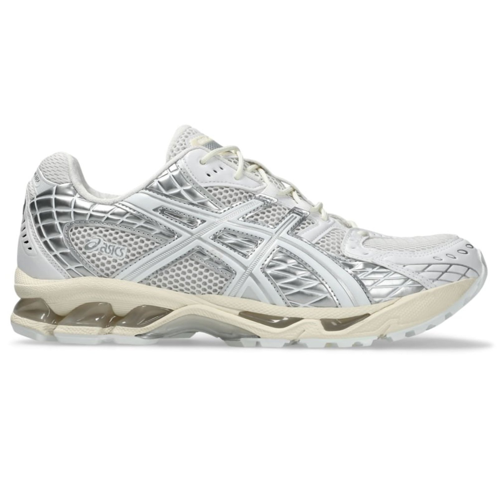 Tênis ASICS GEL-Nimbus 10.1 - Unissex - Branco/Prata