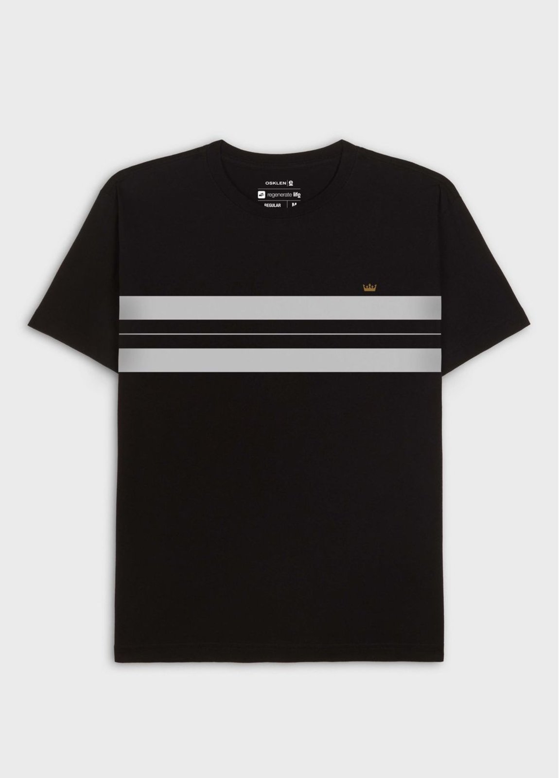 T-shirt vintage listrado pranchao mc OSKLEN