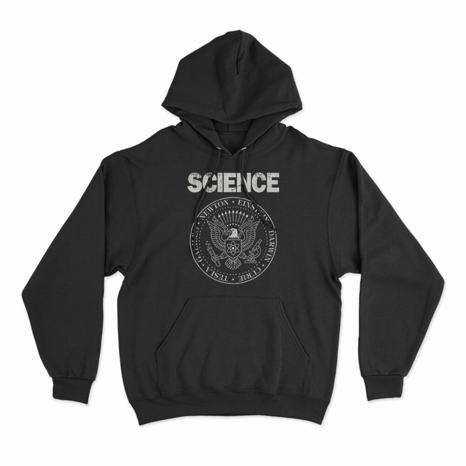 Moletom Com Capuz Science Band - Preto