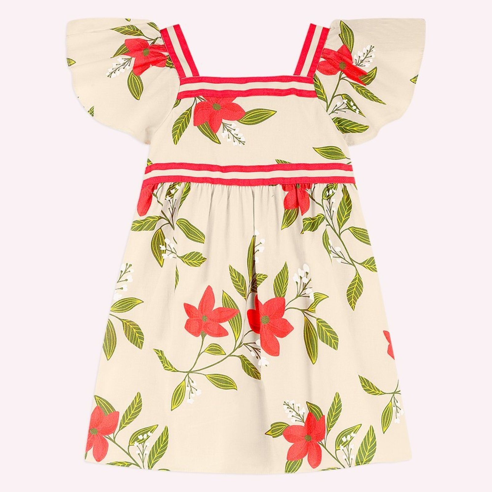 Infantil - Vestido Menina em Cambraia Nanai