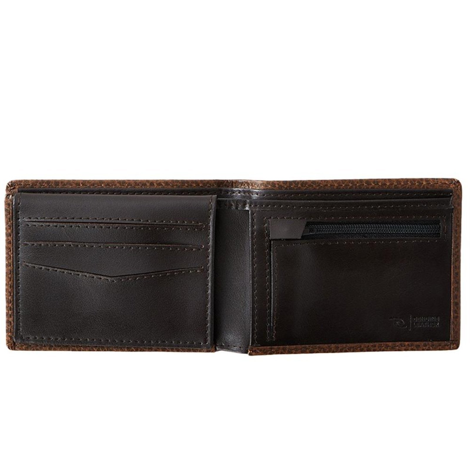 Vista 3 Carteira Rip Curl Fadeout Stitch Rfid Al Brown marrom brown Rip Curl marrom brown
