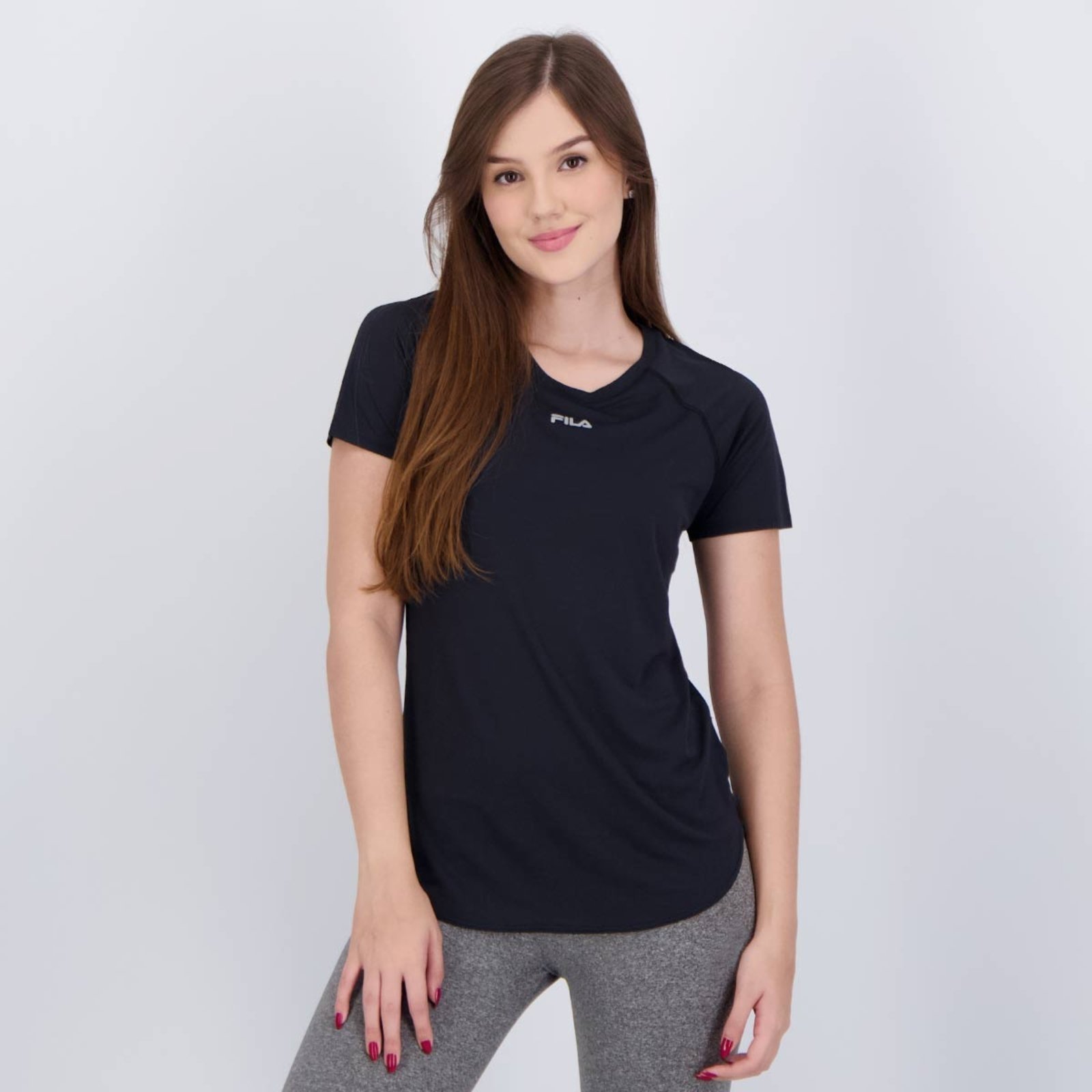 Camiseta Fila Bio Feminina Preta