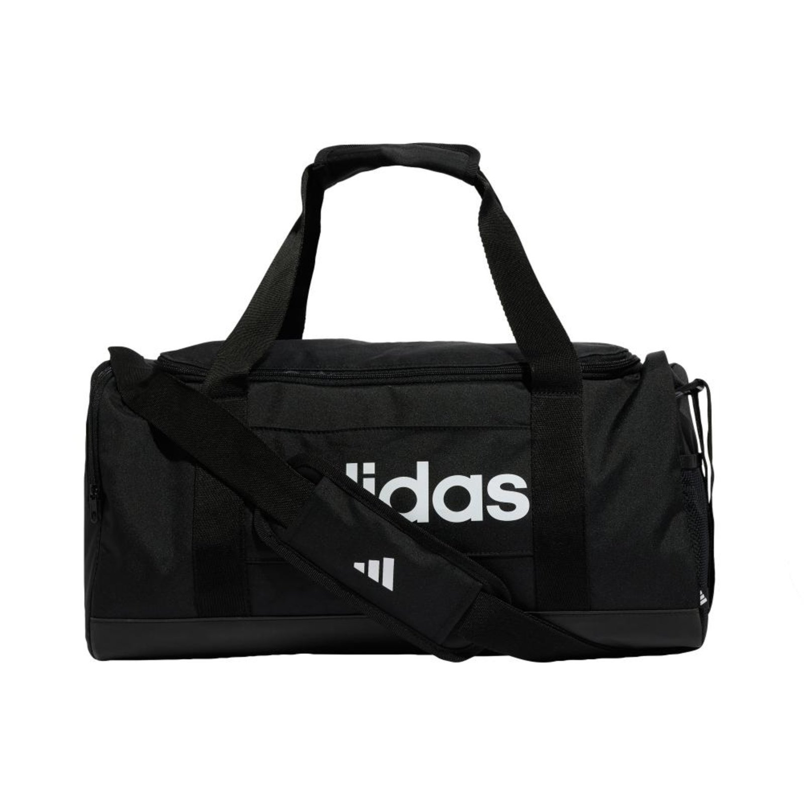 Mala Duffel Pequena Linear adidas Performance Preto