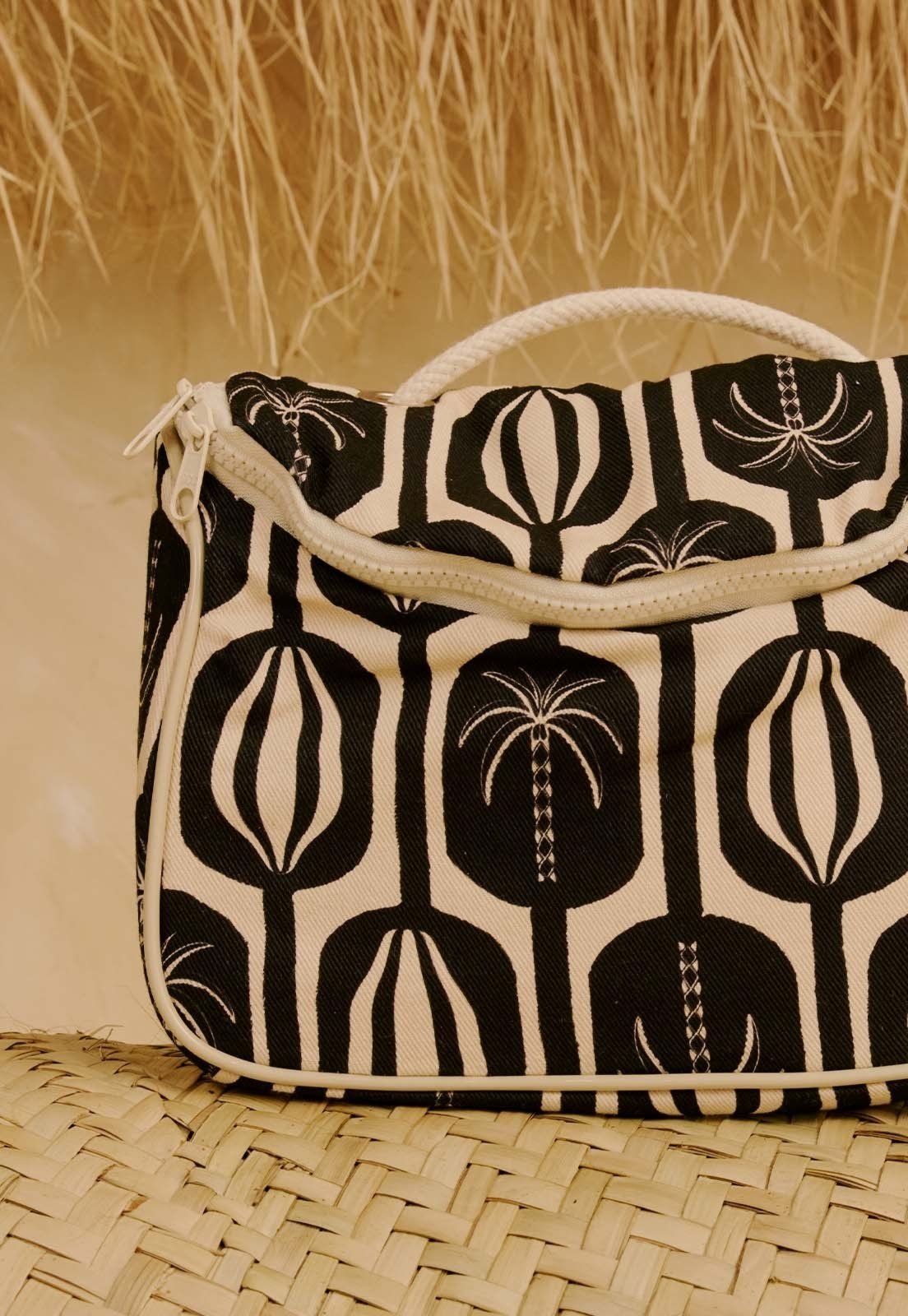 Vista 3 Bolsa Térmica Estampada Cacau Palmer CaCay preto CaCay preto