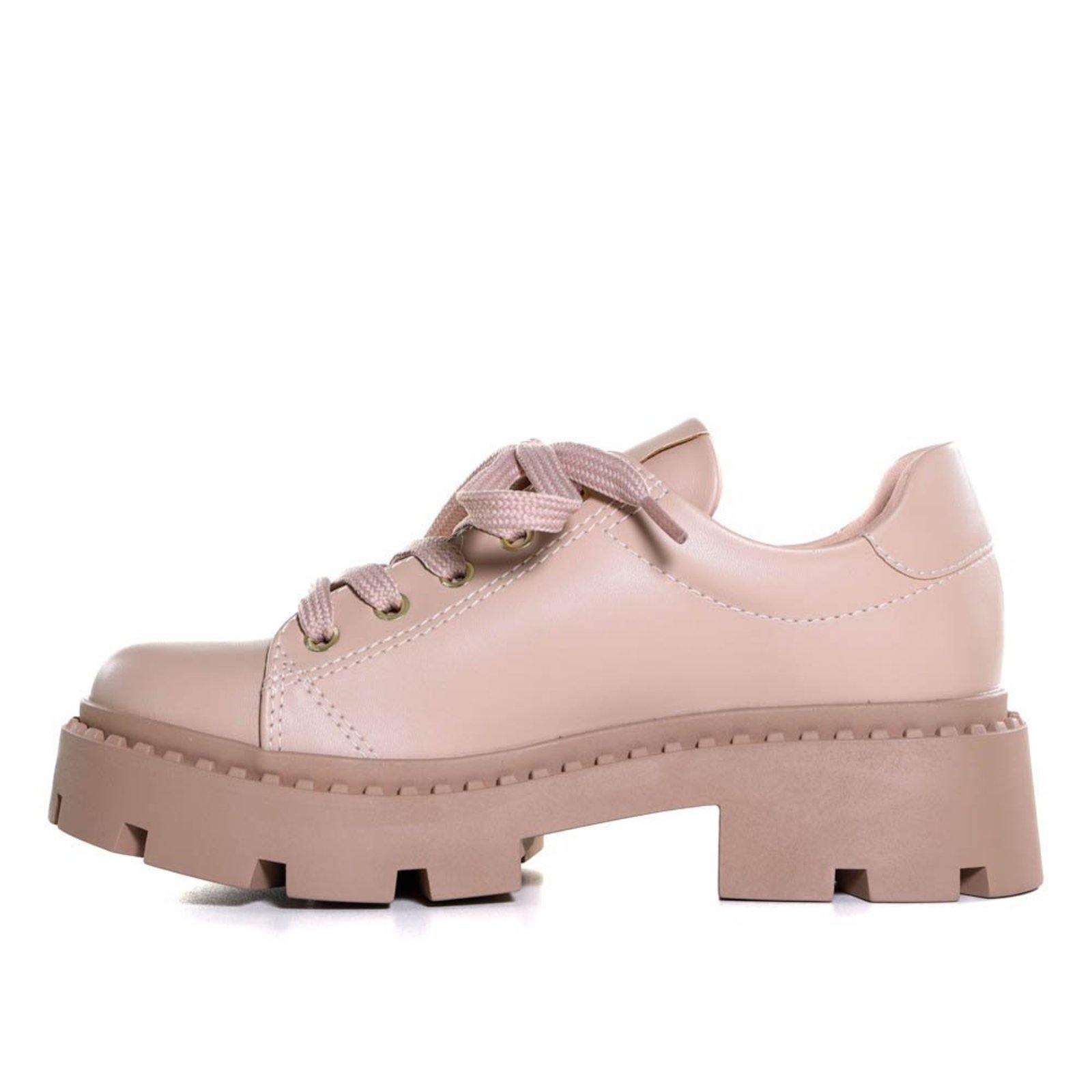 Sapato Feminino Zariff Com Cadarço Zariff Nude