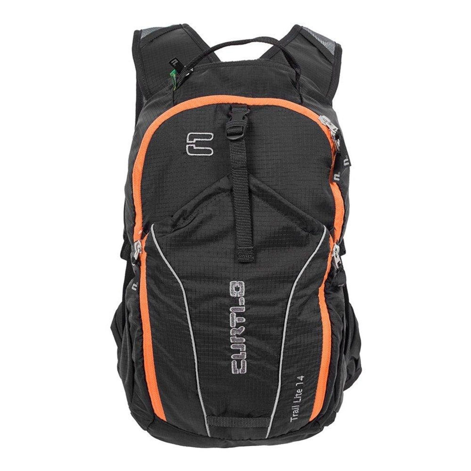Mochila Curtlo Trail Lite 14 Litros Preto e Laranja