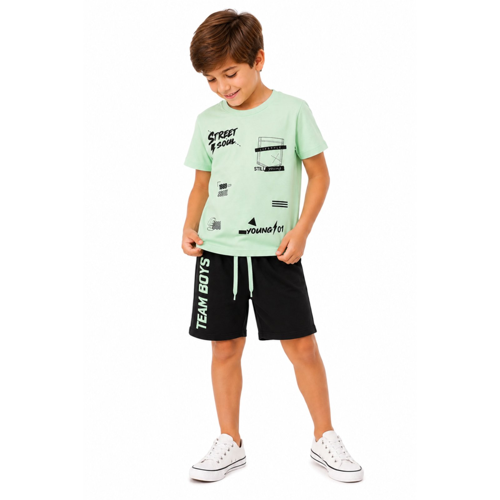Infantil - Conjunto Menino Verão Street Soul Kangulu