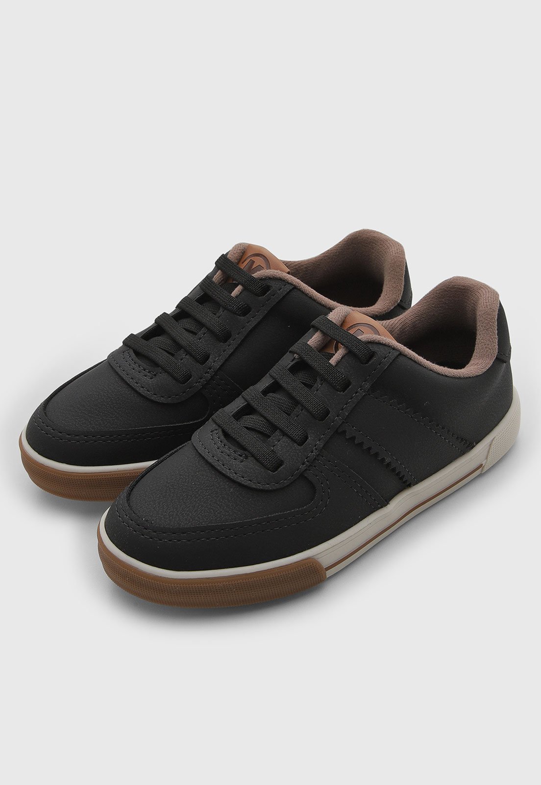 Infantil - Tênis Molekinho Cano Baixo Preto