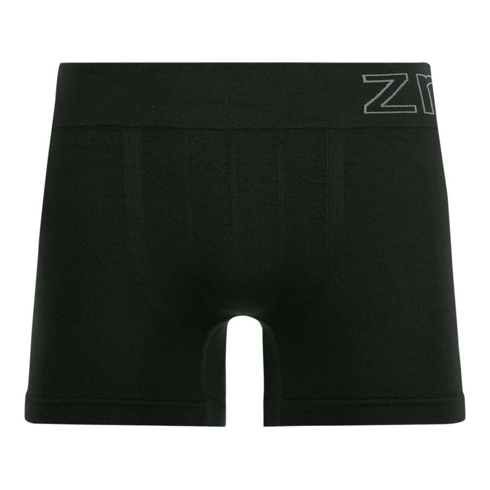 Cueca Boxer Plus Lisa ZR no cós Sem Costura Preta Zee Rucci