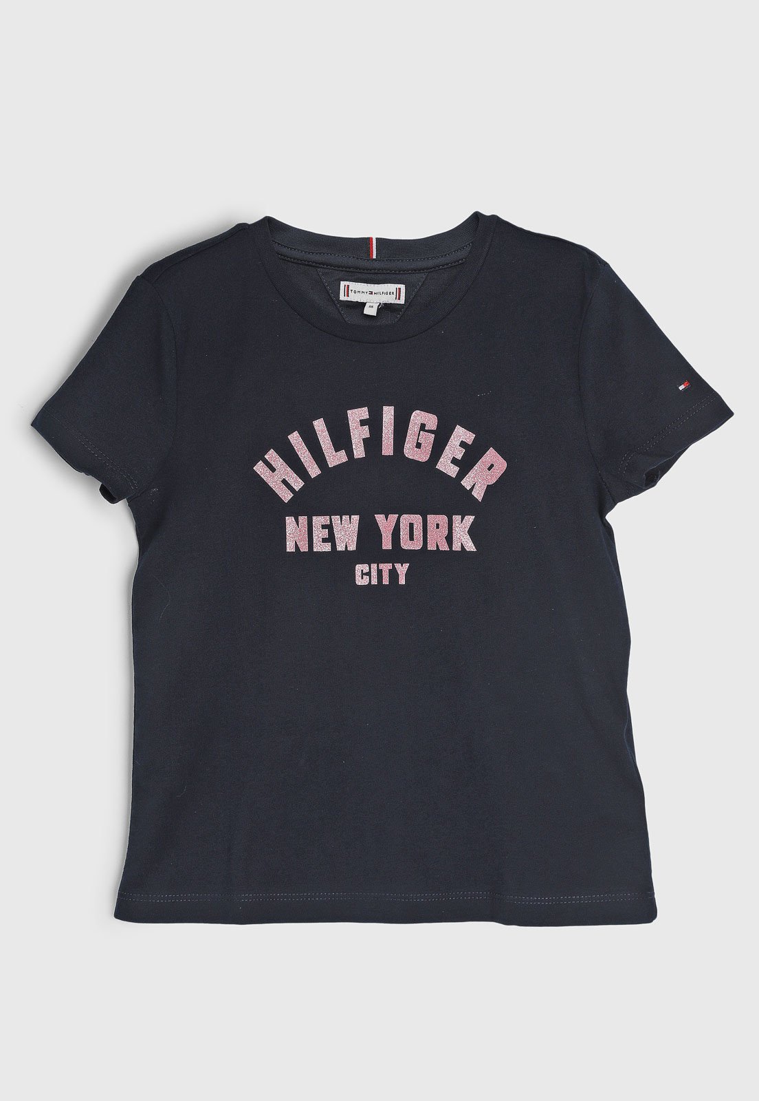 Infantil – Camiseta Manga Curta Tommy Hilfiger Azul-Marinho