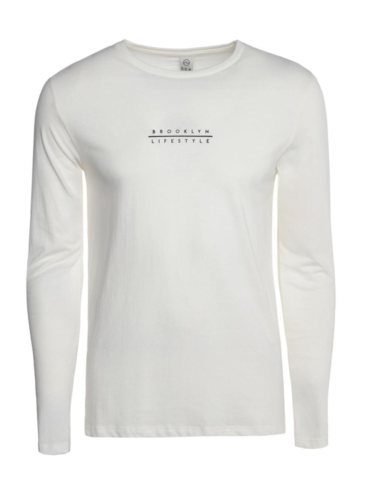 Camiseta Manga Longa Estampada Masculina OFF WHITE