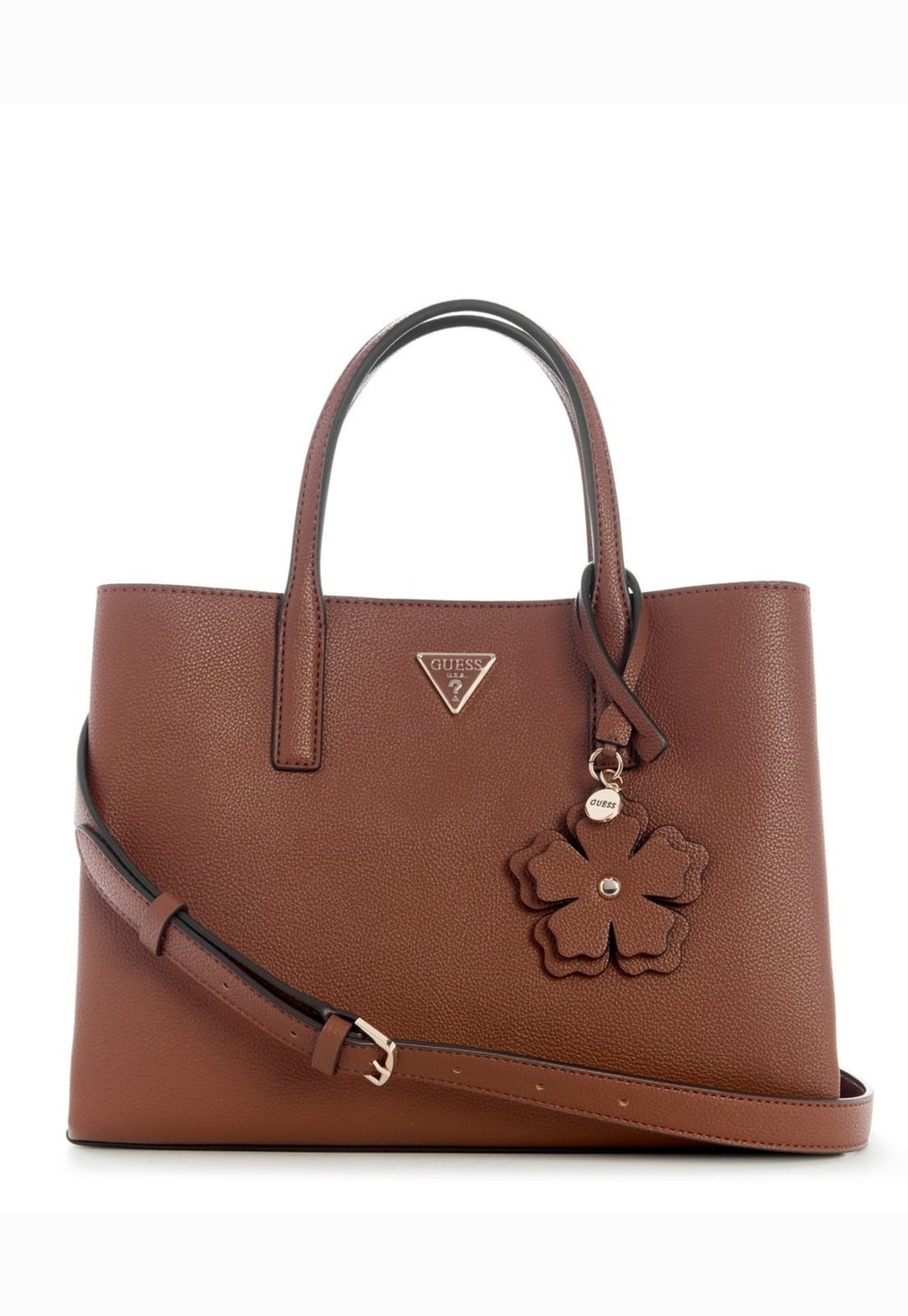 Bolsa Guess Lucci Girlfriend Satchel Marrom