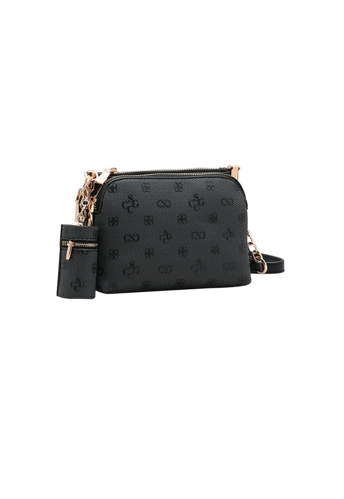 Bolsa Feminina Chenson Monograma Atemporal 3485417 Preto