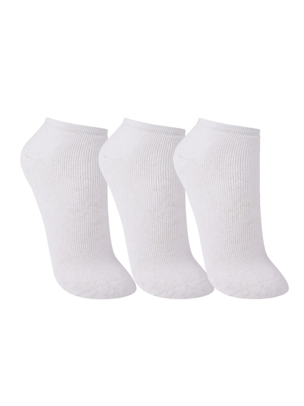 Kit com 3 Meias Esportiva Cano Curto Trifil 8035 Branco