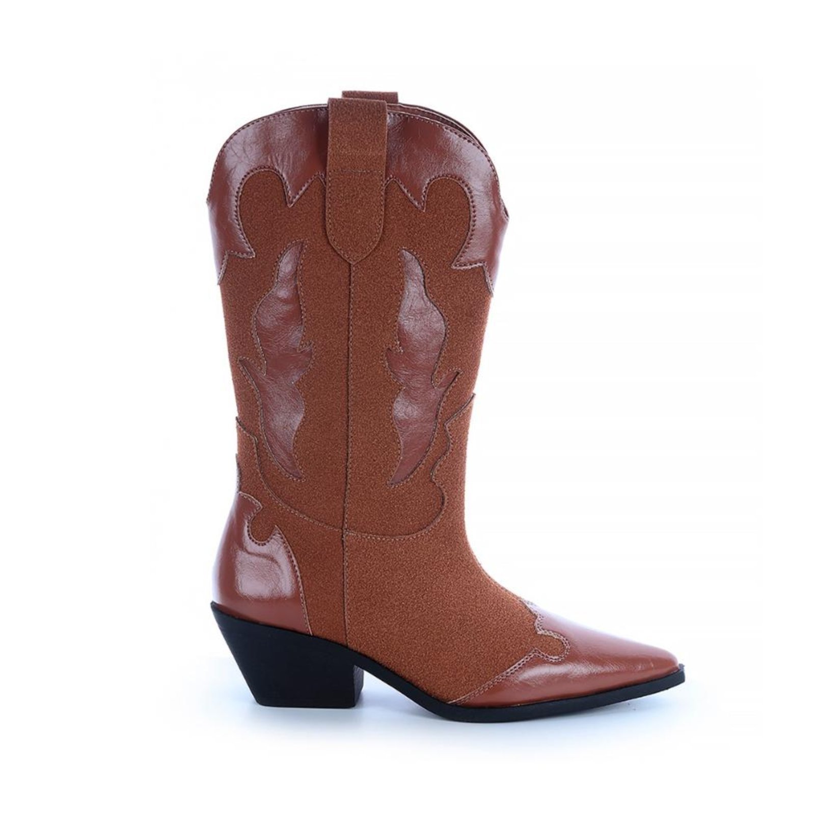 Bota Feminina Country Michelle Camurça Caramelo Caramelo
