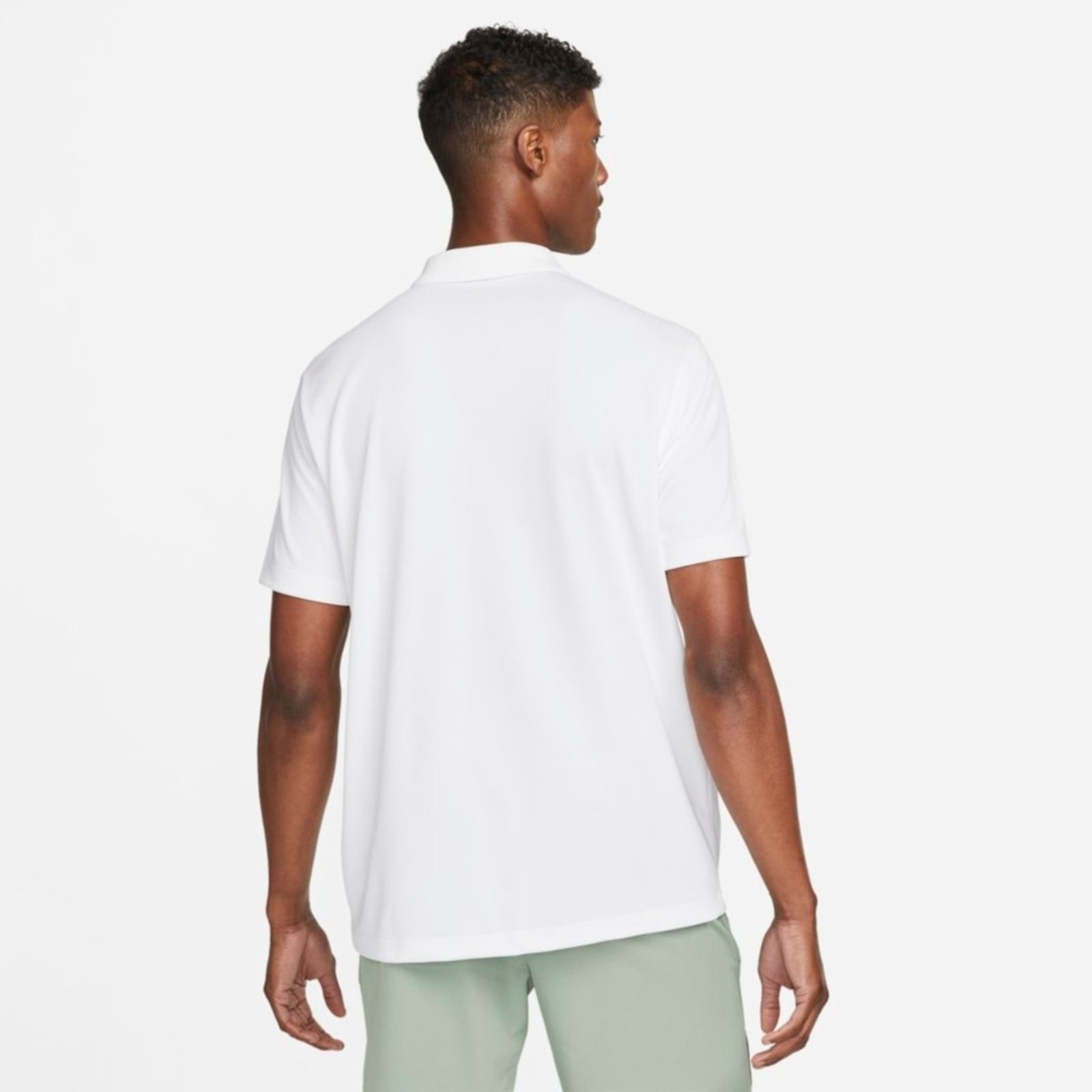 Vista 3 Camisa Polo NikeCourt Dri-FIT branco Nike branco