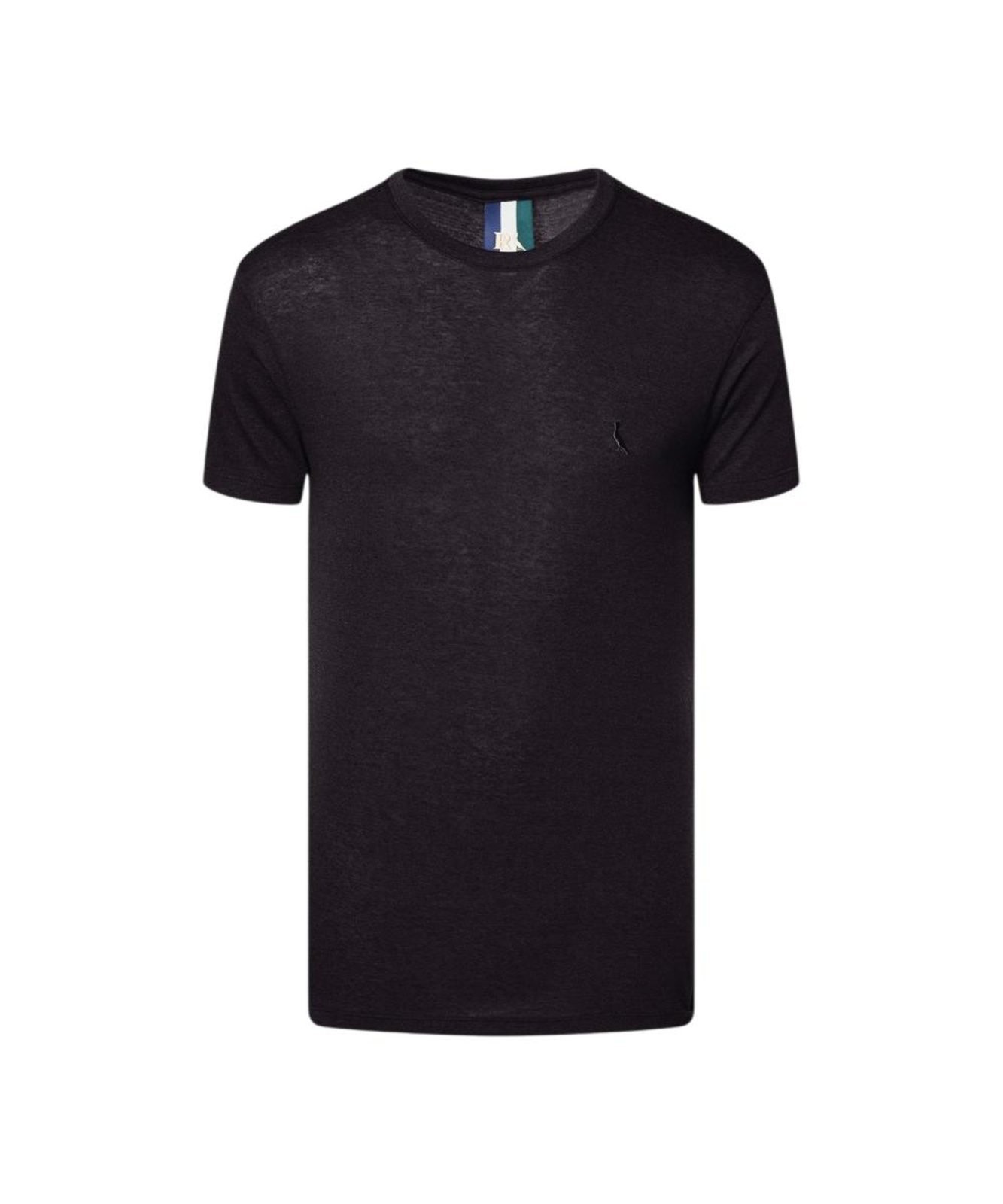 Vista 2 Camiseta Slim Pêssego Fresh Reserva preto Reserva preto